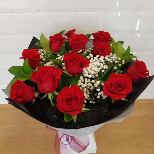 12 rose bouquet - Gold Coast City Florist